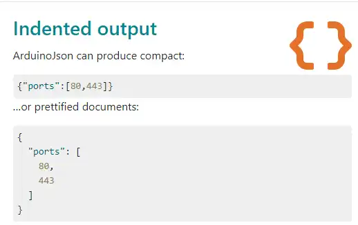 Download web tool or web app ArduinoJson