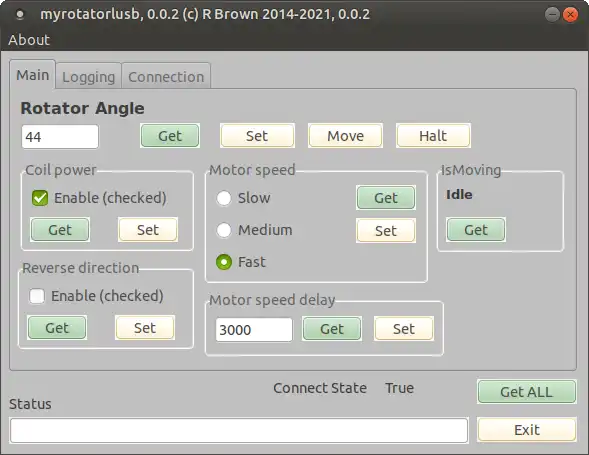 Download web tool or web app Arduino myRotator