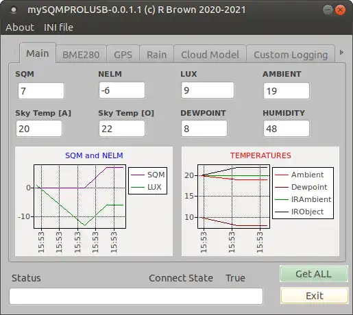 Download web tool or web app Arduino mySQM Sky Quality Meter