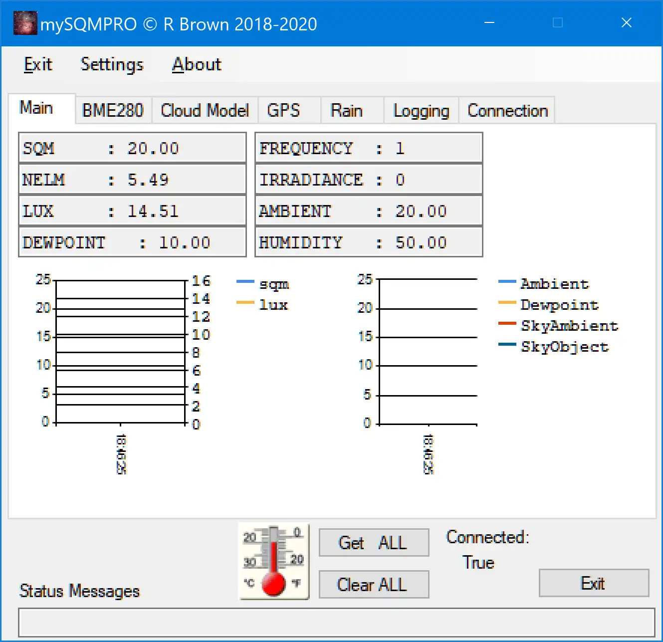 Download webtool of webapp Arduino mySQM Sky Quality Meter