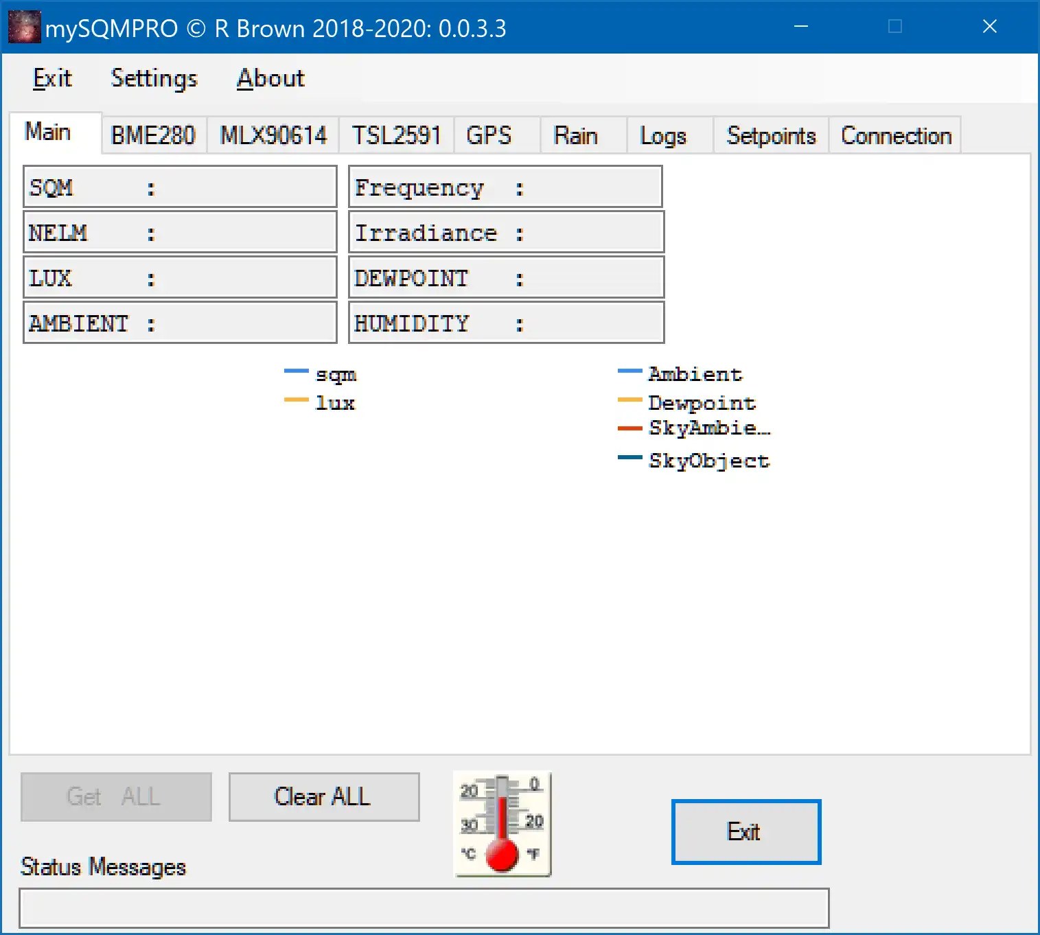 Téléchargez l'outil Web ou l'application Web Arduino mySQM Sky Quality Meter pour l'exécuter sous Windows en ligne sur Linux en ligne