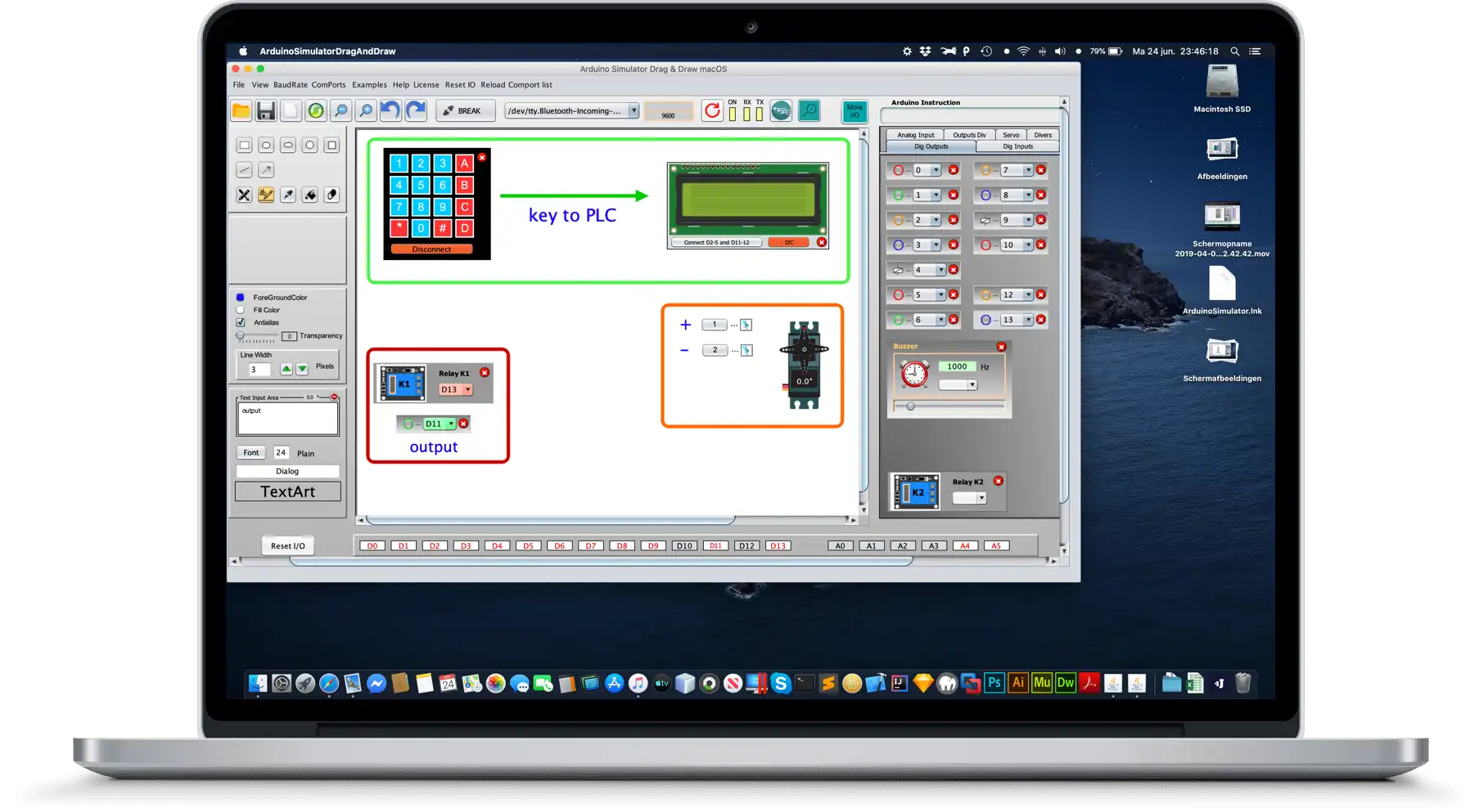 Download web tool or web app Arduino Simulator Drag  Draw MacOS
