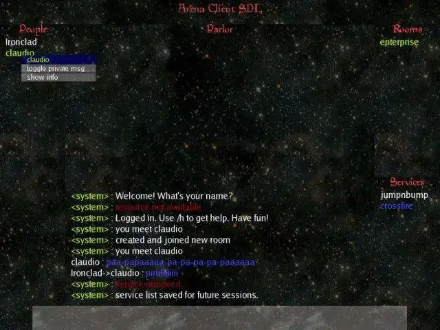 Muat turun alat web atau apl web a-renet distributed gaming net untuk UNIX berjalan di Linux dalam talian