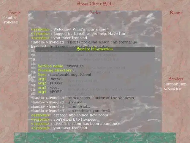 Muat turun alat web atau apl web a-renet distributed gaming net untuk UNIX berjalan di Linux dalam talian