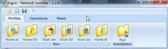 Download web tool or web app Argon Network Switcher