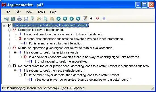 Web ツールまたは Web アプリをダウンロード Argumentative - Argument Map Software