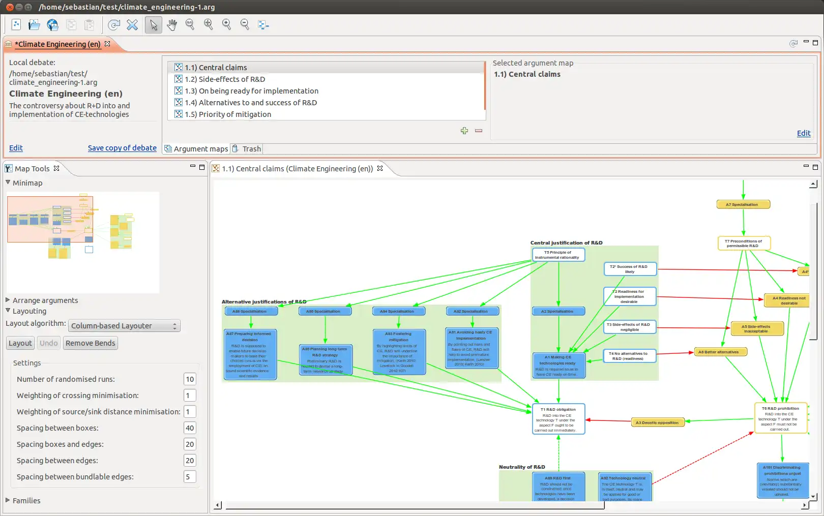 Download web tool or web app Argunet to run in Linux online