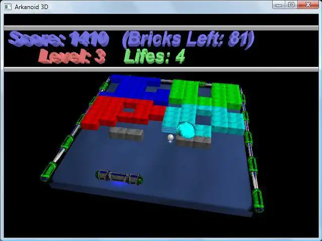 Download web tool or web app Arkanoid 3D to run in Windows online over Linux online