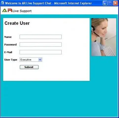 Download web tool or web app A. R. Live Support