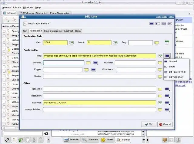 Télécharger l'outil Web ou l'application Web Armaria