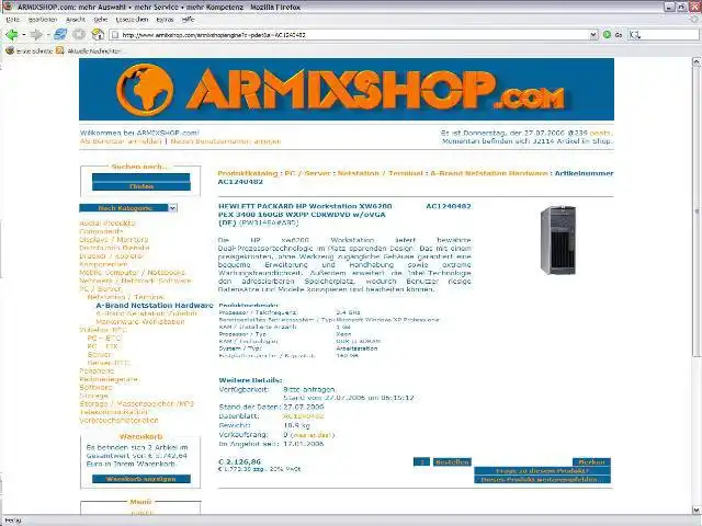 Télécharger l'outil Web ou l'application Web armixshopengine