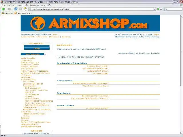 Télécharger l'outil Web ou l'application Web armixshopengine