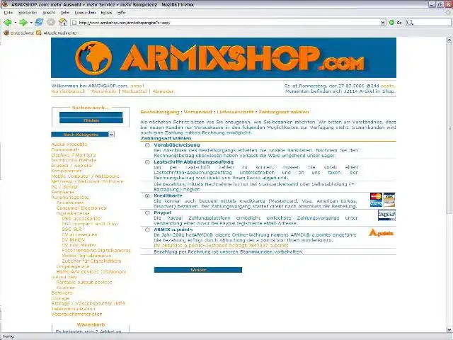 Muat turun alat web atau aplikasi web armixshopengine