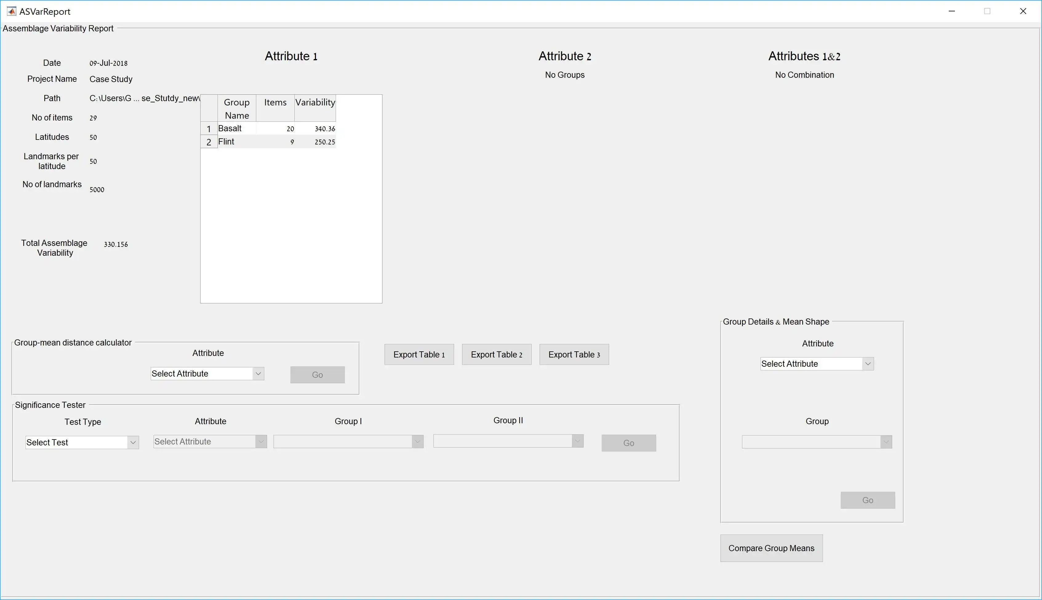 I-download ang web tool o web app Artifact GeoMorph Toolbox 3D 3.1