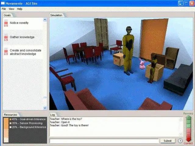 Download web tool or web app Artificial General Intelligence Sim to run in Linux online