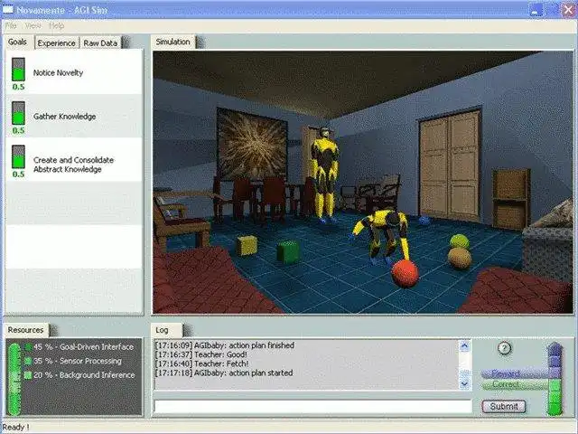 הורד כלי אינטרנט או אפליקציית אינטרנט Artificial General Intelligence Sim להפעלה ב-Windows באופן מקוון דרך לינוקס מקוונת