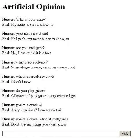 Download web tool or web app Artificial Intelligence with Opinion to run in Windows online over Linux online