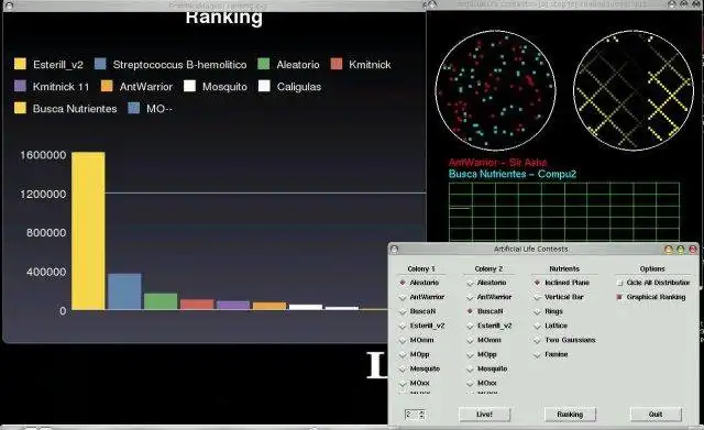 Téléchargez un outil Web ou une application Web Artificial Life Contest pour l'exécuter sous Windows en ligne sur Linux en ligne.