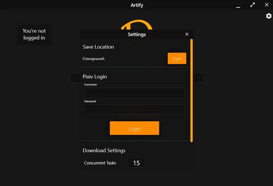 Download web tool or web app Artify