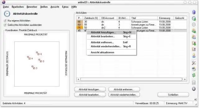 Download web tool or web app Artikel23 - a SOHO CRM