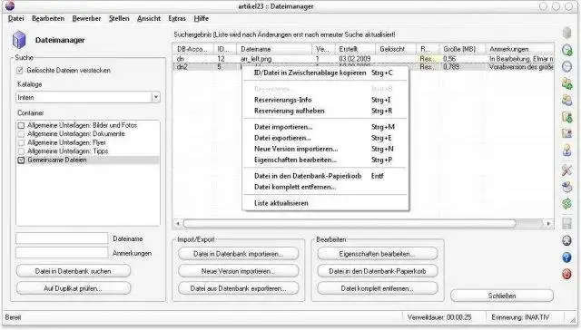 Descargar herramienta web o aplicación web Artikel23 - un SOHO CRM