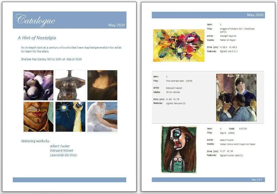 Download web tool or web app Artwork Collections Database