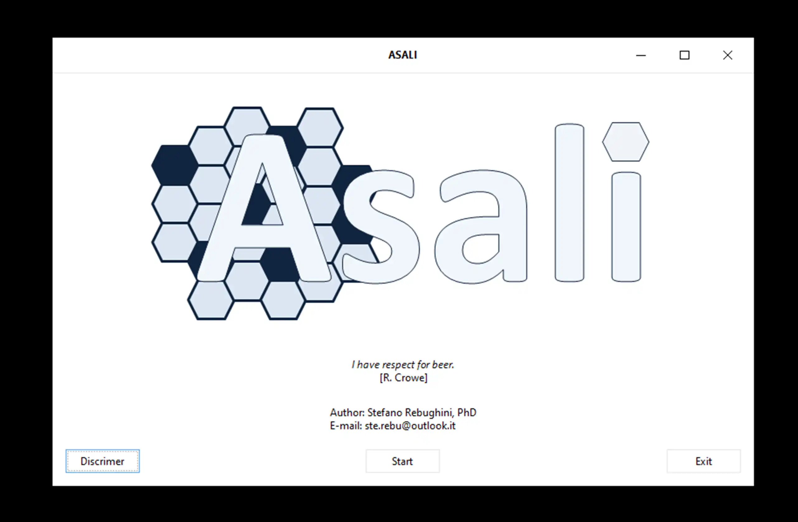 Download web tool or web app ASALI to run in Windows online over Linux online