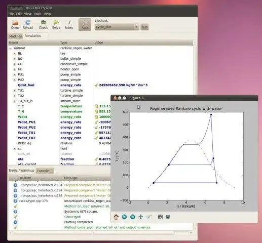 Download web tool or web app ASCEND modelling environment