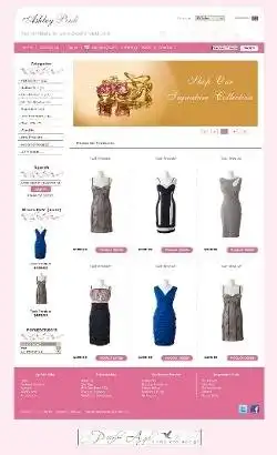 Mag-download ng web tool o web app Ashley Pink Libreng Zen Cart Template