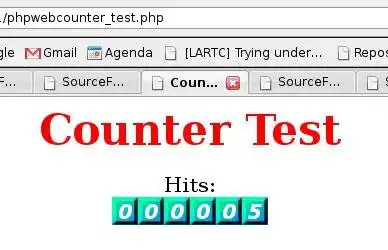 Mag-download ng web tool o web app Isang simple at magaan na web hits counter