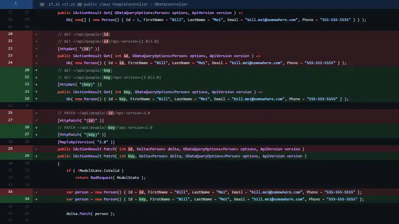 Download web tool or web app ASP.NET API Versioning