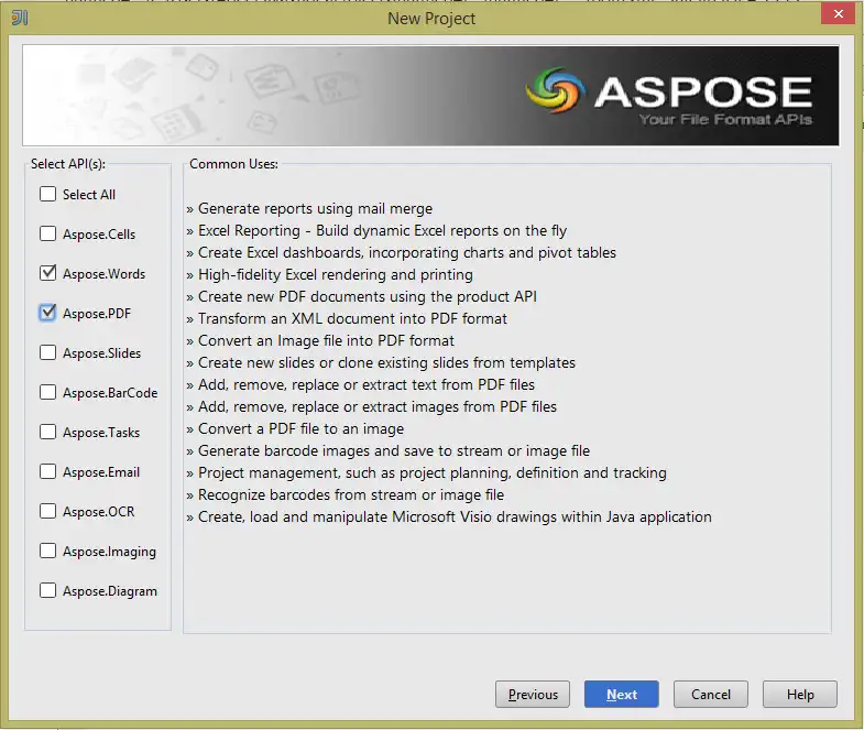 Download web tool or web app Aspose Maven for JetBrains