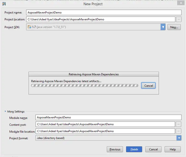 I-download ang web tool o web app na Aspose Maven para sa JetBrains