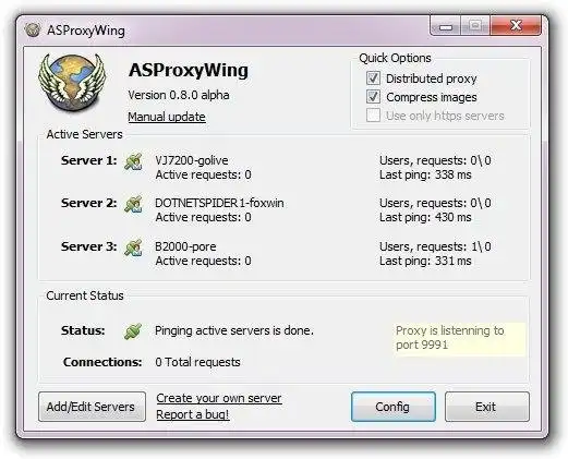 Descărcați instrumentul web sau aplicația web ASProxyWing