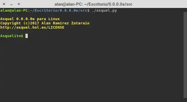 Download web tool or web app Asquel old to run in Windows online over Linux online