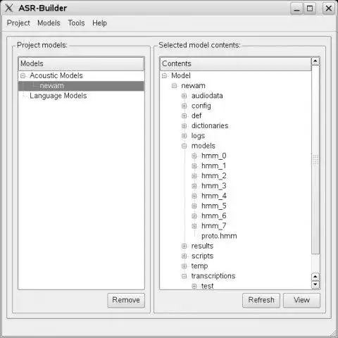 Unduh alat web atau aplikasi web ASR-Builder