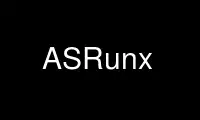উবুন্টু অনলাইন, ফেডোরা অনলাইন, উইন্ডোজ অনলাইন এমুলেটর বা MAC OS অনলাইন এমুলেটরের মাধ্যমে OnWorks ফ্রি হোস্টিং প্রদানকারীতে ASRunx চালান