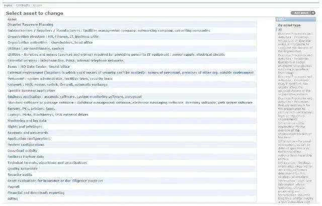 Download web tool or web app Asset, Inventory and Risk Assessment