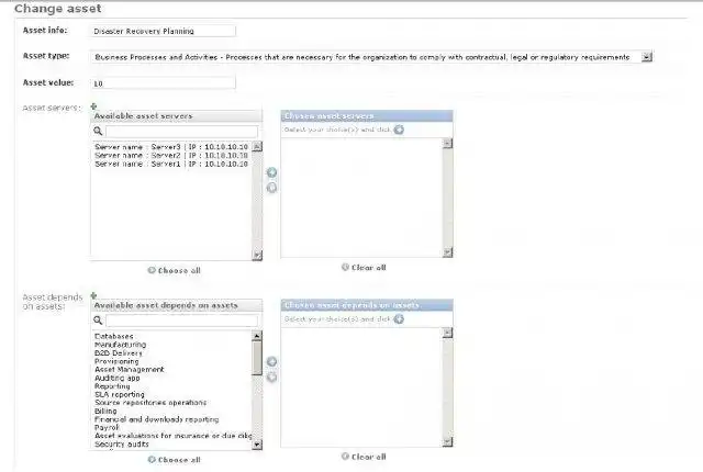 Download webtool of webapp Asset, Inventory and Risk Assessment