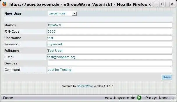 Download web tool or web app Asterisk Groupware Integration Server