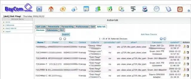 قم بتنزيل أداة الويب أو تطبيق الويب Asterisk Groupware Integration Server