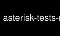 Run asterisk-tests-run in OnWorks free hosting provider over Ubuntu Online, Fedora Online, Windows online emulator or MAC OS online emulator