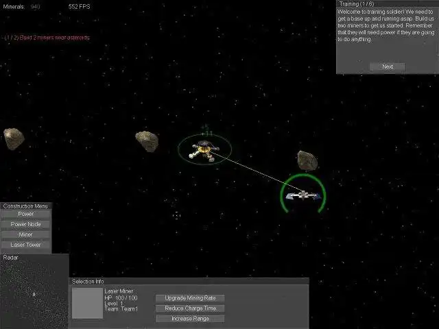 ابزار وب یا برنامه وب Asteroid Outpost را برای اجرای آنلاین در ویندوز از طریق لینوکس به صورت آنلاین دانلود کنید