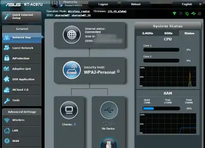 Télécharger l'outil Web ou l'application Web Asuswrt-Merlin