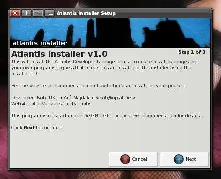 Laden Sie das Webtool oder die Web-App Atlantis Installer herunter