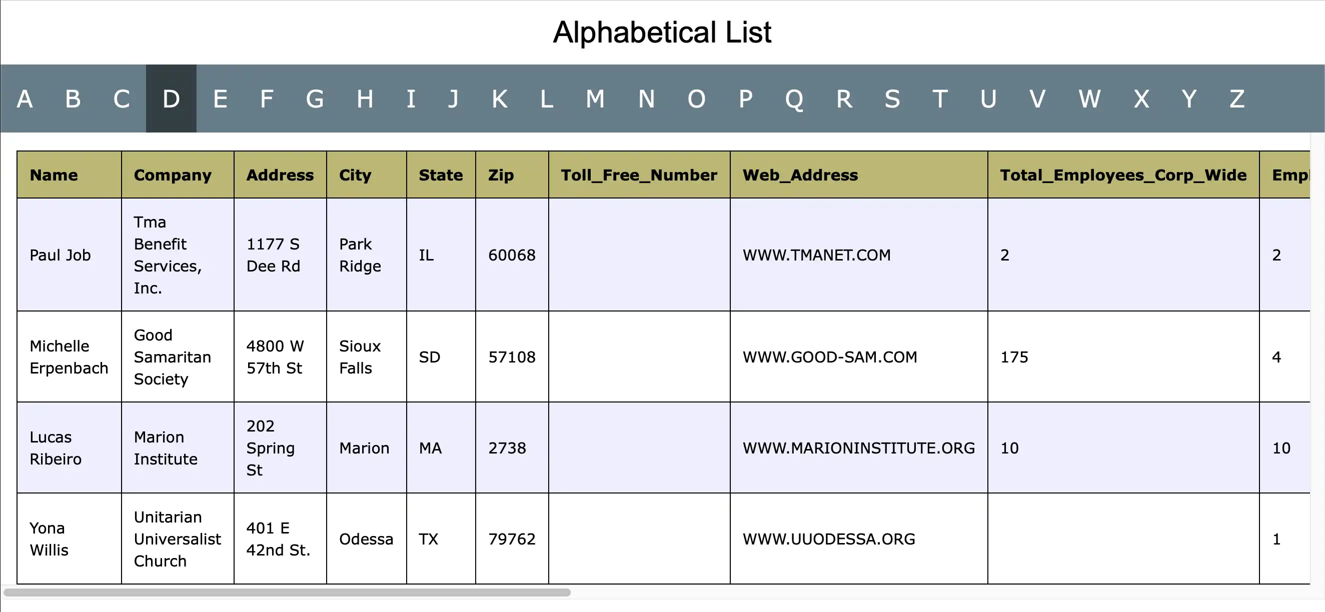 Mag-download ng web tool o web app A hanggang Z EASY Webpage Design para sa Data