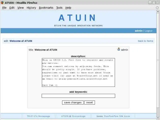 Download web tool or web app ATUIN
