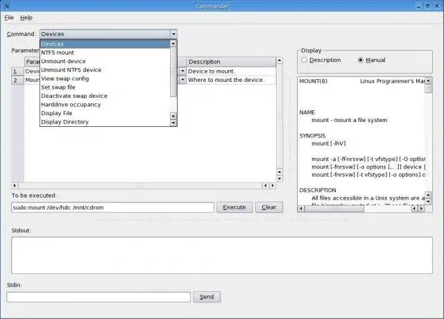 Download web tool or web app auco-commander shell enhancement