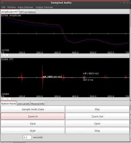 Download web tool or web app Audio Analysis