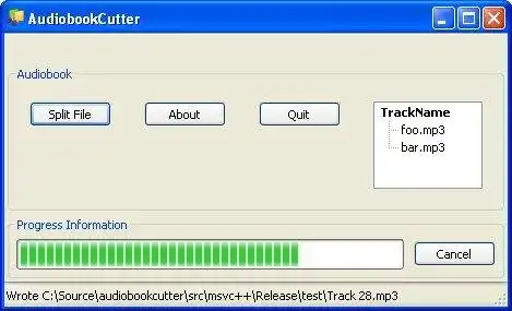 Download web tool or web app AudiobookCutter